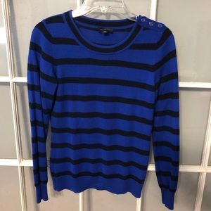 Limited blue and black lightweight sweater